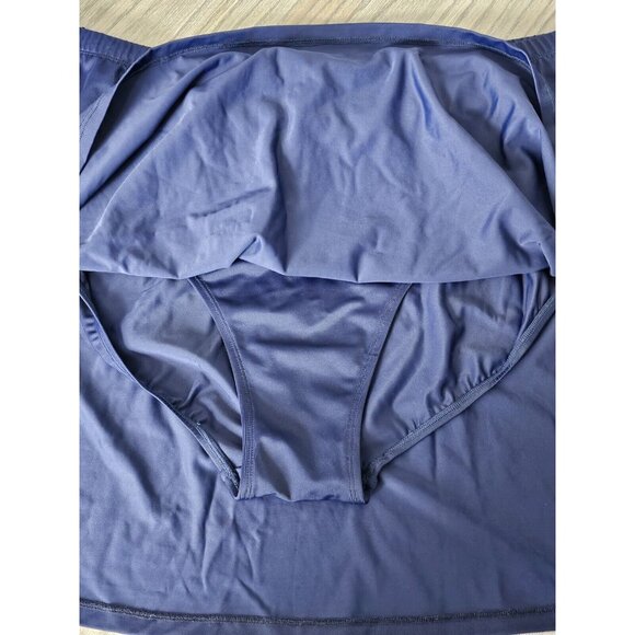 Swim 365 Women's Swim Skirt Plus Size 30 Blue Swimsuits For All Skirt Bottom - Picture 4 of 6